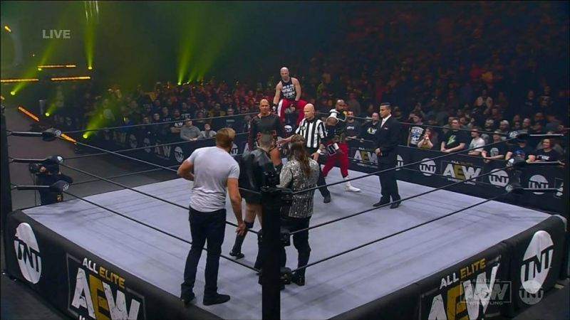 Christopher Daniels was dropped by Jake Hager on AEW