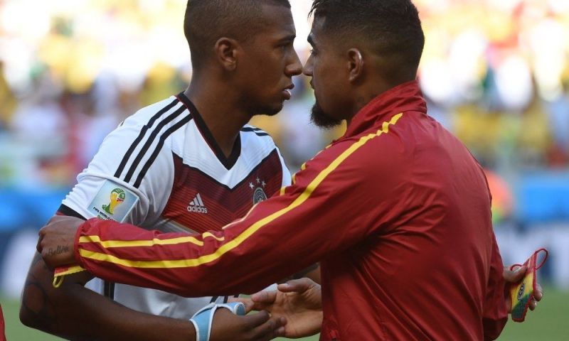 The Boateng brothers right before they made World Cup history