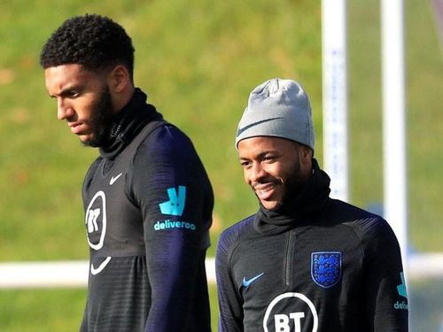 Gomez and Sterling were involved in an argument in England's training camp earlier in the week