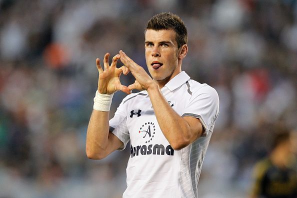 Bale has been using this celebration since his Spurs days