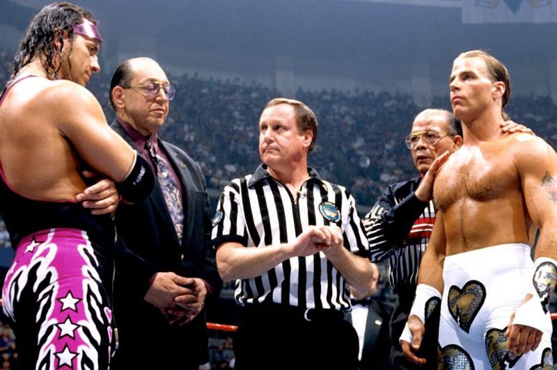 Hart and Michaels prepare for their hour-long match