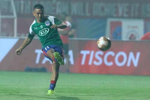 Bengaluru FC skipper Sunil Chhetri would like to put himself on the scoreboard against Chennaiyin FC after a quiet start to the season