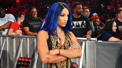 Sasha Banks first revealed her blue hair after SummerSlam