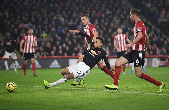 Mason Greenwood scored his first Premier League goal for Manchester United