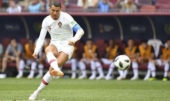 Cristiano Ronaldo is another contemporary dead-ball specialist