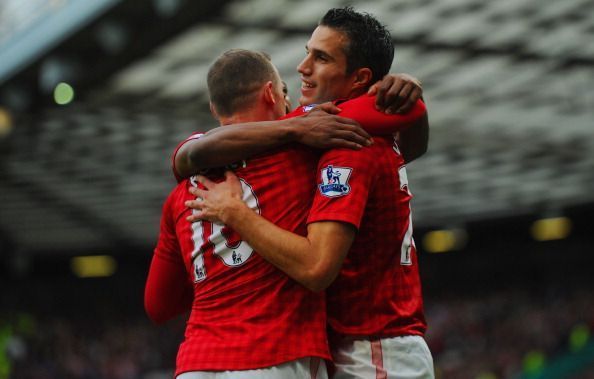 Wayne Rooney and Robin van Persie.