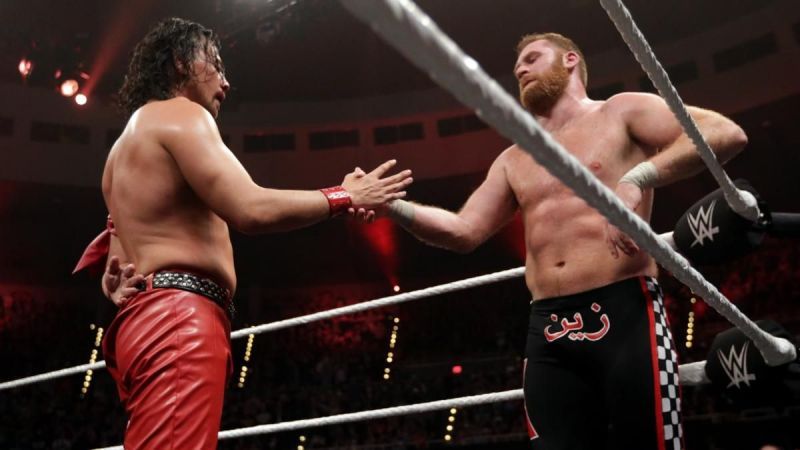 Sami Zayn and Shinsuke Nakamura