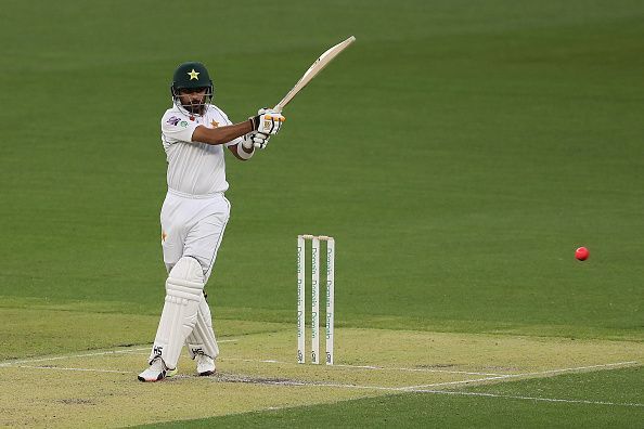 Babar Azam in action vs Australia A in a tour match