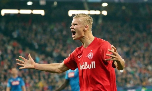 Erling Braut Haland scored in his fourth consecutive UEFA Champions League game.