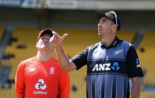 Captains Eoin Morgan and Tim Southee