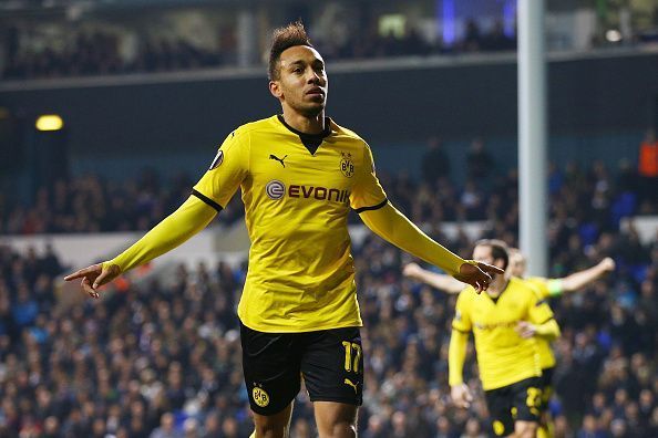 Aubameyang took the Bundesliga by storm when joined Dortmund