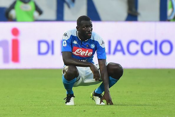 Napoli&#039;s defensive stalwart, Kalidou Koulibaly