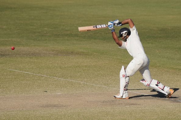 Ambati Rayudu playing a cover drive