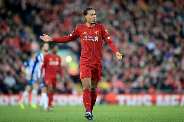 The commanding Virgil Van Dijk