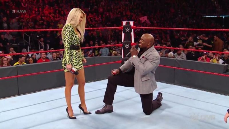 Bobby Lashley proposed to Lana last night on RAW