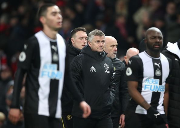 Manchester United were aided massively by Newcastle