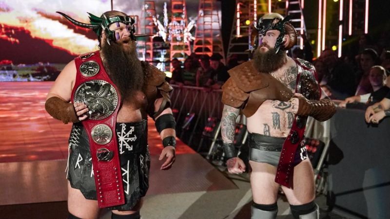 The Viking Raiders had an open challenge at TLC