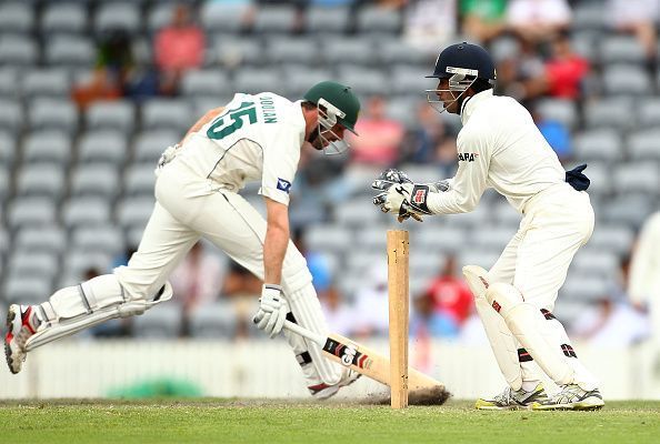 Wriddhiman Saha was fantastic with the glove