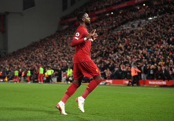 Origi scored a brace