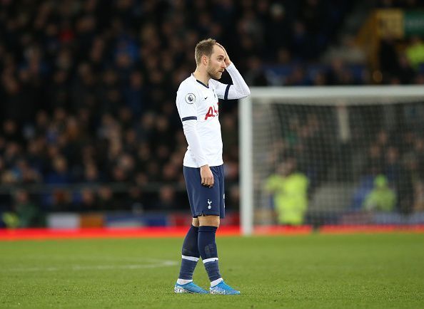 Mourinho has reduced Christian Eriksen to a bit-part player recently