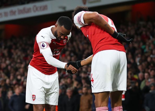 Arsenal&#039;s star strikers Lacazette and Aubameyang
