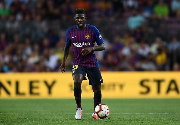 Samuel Umtiti seems to have lost his way at Barcelona this season