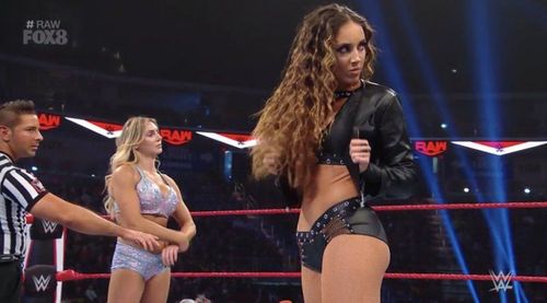 Chelsea Green  made her RAW debut tonight against Charlotte Flair