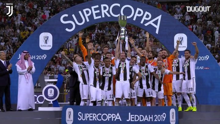 Juventus beat Milan in the 2018-19 Supercoppa Italiana final in Jeddah
