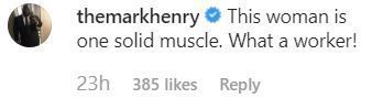 Mark Henry's response