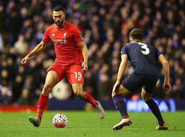 Steven Caulker was deployed as a makeshift striker during his strange time at Liverpool