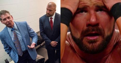 Vince McMahon, Triple H and Bobby Roode.