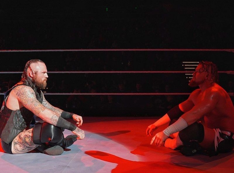 Aleister Black broke his nose in his match against Buddy Murphy at TLC