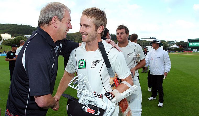 Kane Williamson after salvaging a draw against South Africa in 2012