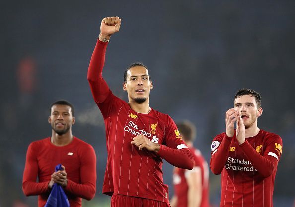 Van Dijk was dominant once again for Liverpool