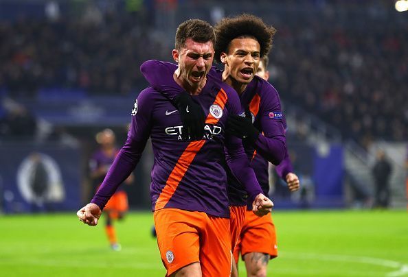 Aymeric Laporte and Leroy Sane