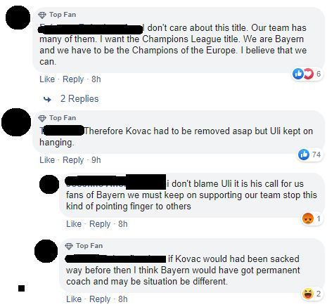 Fans piling on the pressure (via facebook.com)