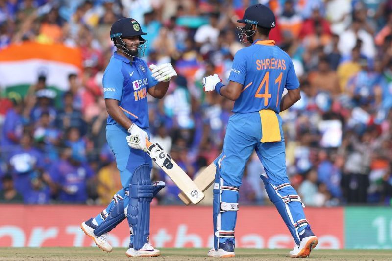 Rishabh Pant (L) and Shreyas Iyer