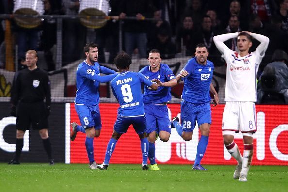 Olympique Lyonnais v TSG 1899 Hoffenheim - UEFA Champions League Group F