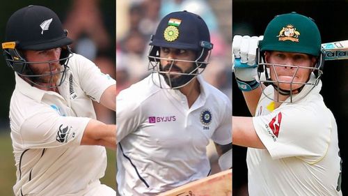 Williamson, Kohli, and Smith - Three modern greats of the game