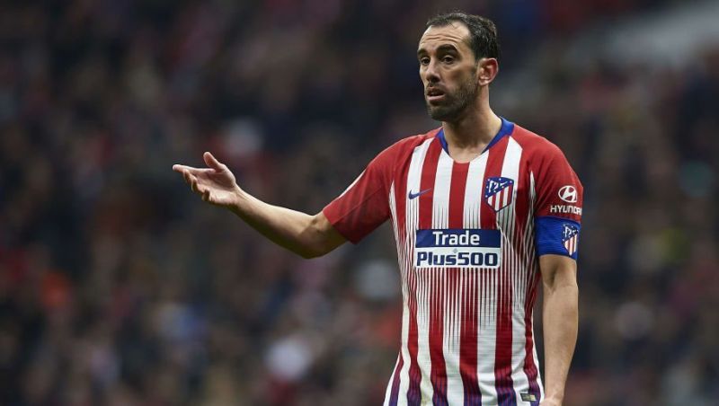 Diego Godin led the Atletico backline for many many seasons