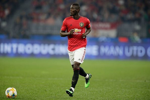 Eric Bailly in action - Manchester United v Leeds United - Pre-Season Friendly