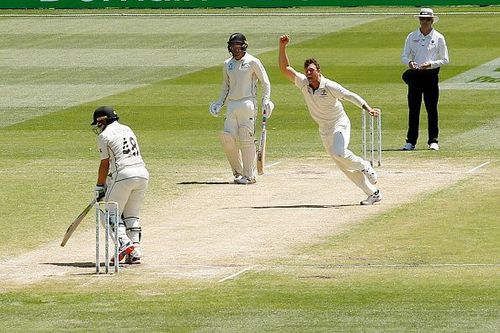 Pattinson's three-wicket burst all but ended New Zealand's hopes of saving the Test match.