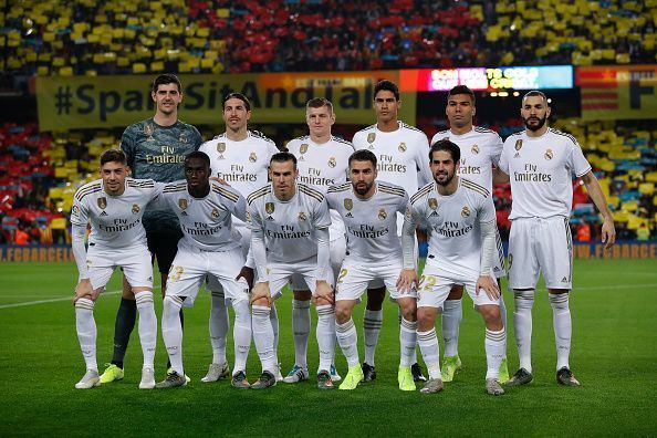 The Real Madrid team