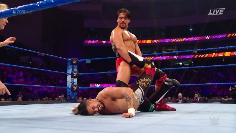 Garza punished Mendoza, hoping Lio Rush was watching