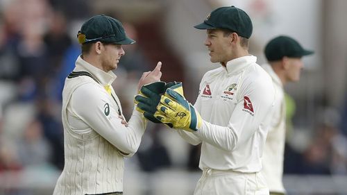 Steve Smith with Australia captain Tim Paine