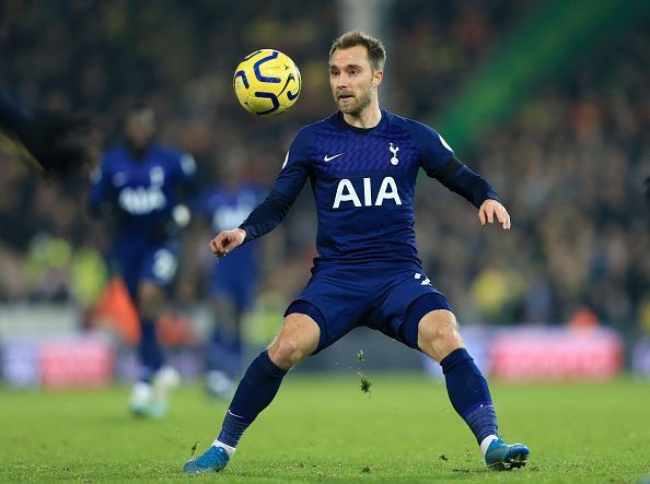 Christian Eriksen was in good form against Norwich City