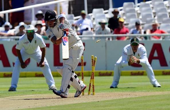 New Zealand succumbed to the Proteas pacers during the New Year Test match in Cape Town, 2013