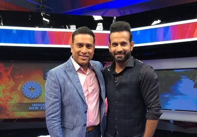 VVS Laxman (left) and Irfan Pathan (right)