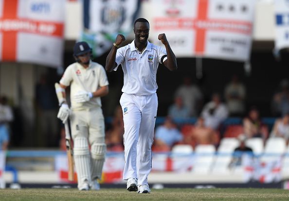 Kemar Roach bowled his team to a memorable win over England at Antigua