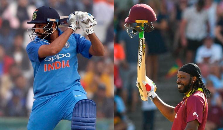 Both Rohit Sharma and Chris Gayle are frequent six hitters